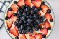 Red White and Blue Trifle Recipe for 4th of July