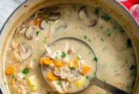 Creamy Turkey Vegetable Soup Recipe