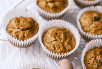 Moist Carrot Cake Muffins with Cream Cheese Frosting
