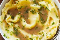 Creamy Mashed Potatoes with Savory Homemade Gravy
