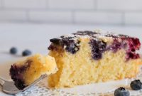 Moist Gluten Free Blueberry Cake Recipe