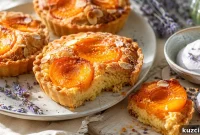 Provencal Apricot Frangipane Tartlets with Lavender Cream