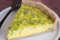 Gluten-Free Cheddar and Broccoli Quiche