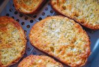 Crispy Air Fryer Garlic Bread Recipe