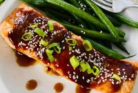 Oven-Baked Teriyaki Salmon with Hoisin, No Marinating