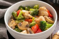 Chicken Stir Fry Recipe with Vegetables and Savory Sauce