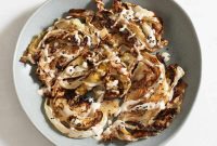Charred Sheet Pan Cabbage with Tahini Sauce