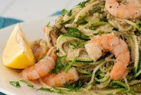 20 Pesto Recipes: Warm Thai Basil Zucchini Pasta