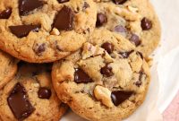 Banana Bread Cookies with Chocolate Chips