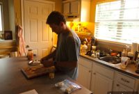 Sweet Husband Cooks a Romantic Dinner at Home