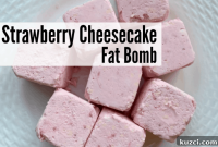 Keto Strawberry Cheesecake Fat Bombs Recipe