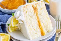 Zesty Lemon Layer Cake with Silky Buttercream