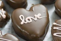 Chocolate Chip Cookie Dough Valentine’s Heart Cookies