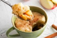 Microwave Apple Cinnamon Mug Cake Recipe