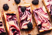 Blackberry Mascarpone Cheesecake Bars Recipe
