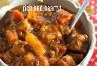 Slow-Simmered Beef Stew Recipe with Root Vegetables