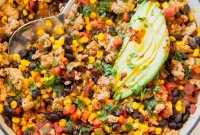 One Pan Ground Turkey Taco Skillet
