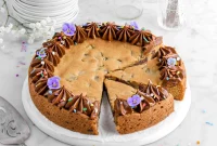Chocolate Chip Cookie Cake with Chocolate Buttercream