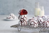 Gluten Free Red Velvet Crinkle Cookies Recipe