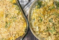 Chicken Divan Casserole with Broccoli and Cheddar