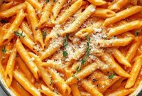 Creamy Vegetarian Penne alla Vodka Recipe