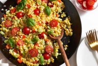One Pan Sweet Corn and Lima Bean Succotash