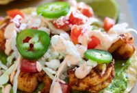 Crispy Shrimp Tostadas with Fresh Salsa