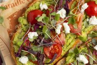 Tomato Goat Cheese Avocado Toast