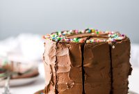 Classic Birthday Cake with Two-Ingredient Frosting