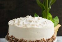 Classic Italian Cream Cake with Coconut and Pecans