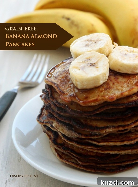 Grain-Free Banana Almond Pancake Recipe 2 Grain-Free Banana Almond Pancakes