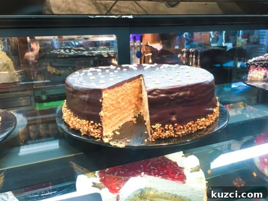 Cafe cake selection in Germany