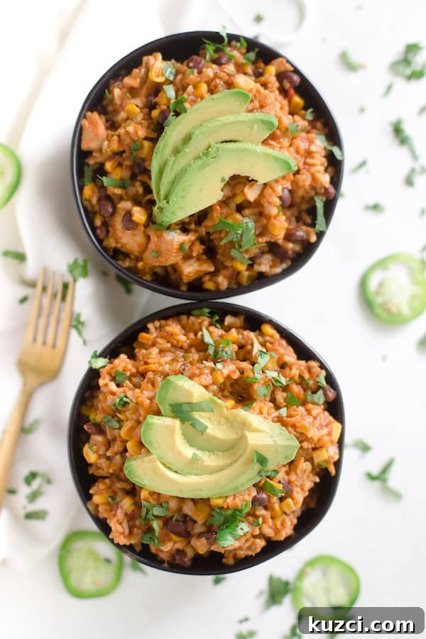 Instant Pot Shredded Chicken Taco Bowls Recipe 3 Instant Pot Chicken Taco Rice Bowls