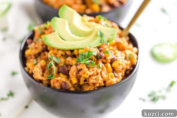 Instant Pot Shredded Chicken Taco Bowls Recipe 4 Instant Pot Chicken Taco Rice Bowls