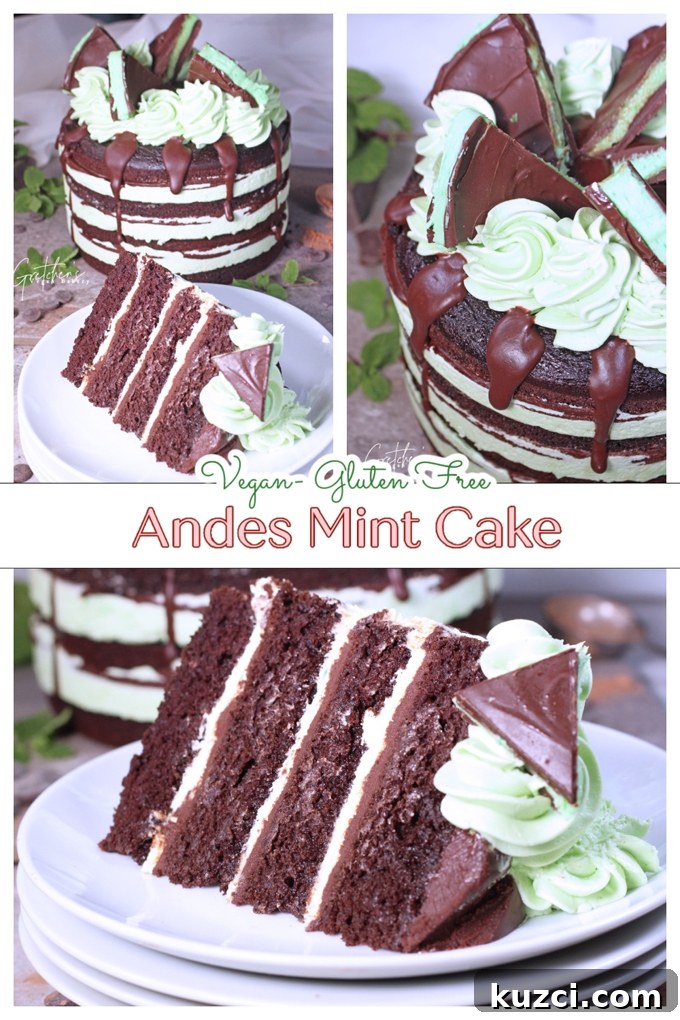 Vegan Andes Mint Chocolate Cake Recipe 2 Vegan Andes Mint Cake