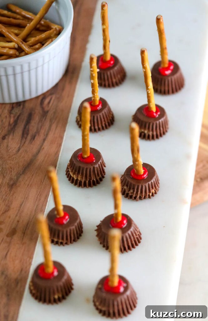  Halloween Witch's Broomstick Treat Idea