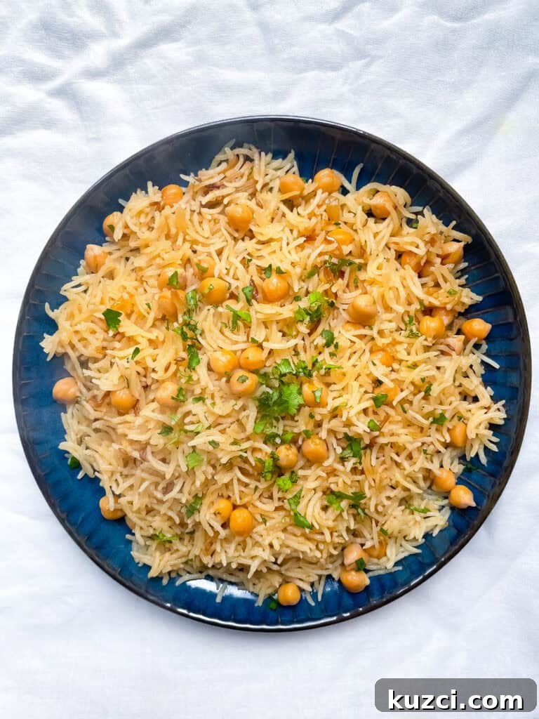 Chana Pulao: Spiced Chickpea Rice Pilaf 7 Finished Chana Pulao