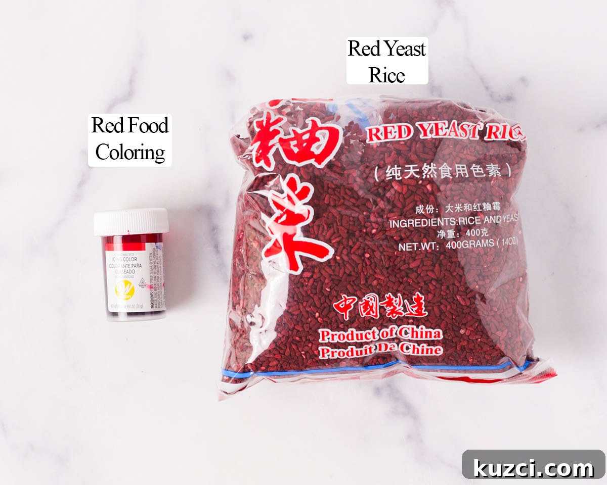 Sticky Char Siu Chicken: Cantonese BBQ Chicken Recipe 6 Red food coloring and red yeast rice.