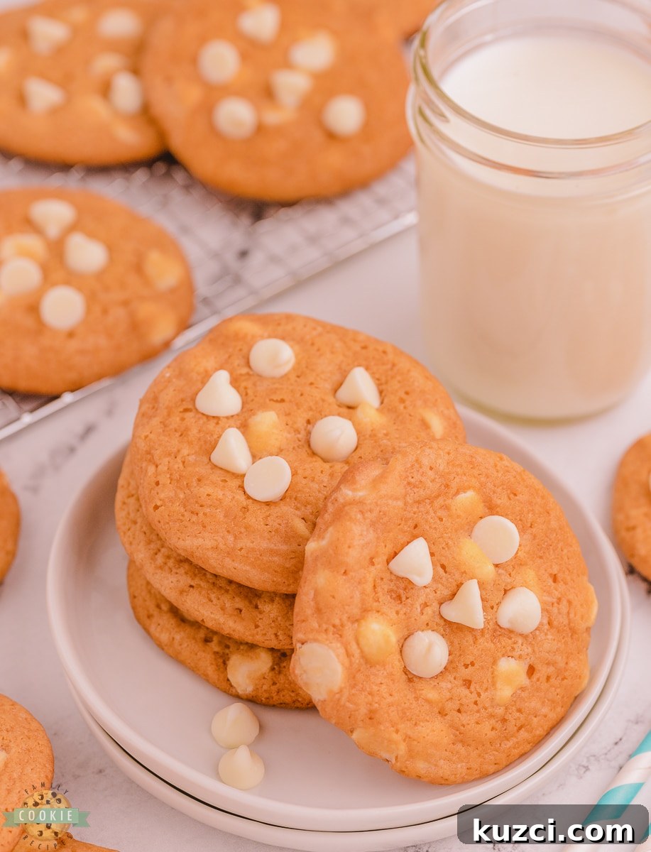 Classic Chewy Butterscotch Pudding Cookies 3 butterscotch pudding cookies with milk
