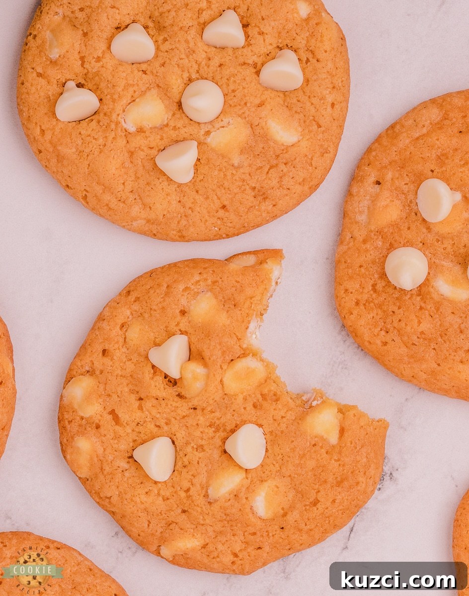 Classic Chewy Butterscotch Pudding Cookies 7 pudding cookie with a bite taken out