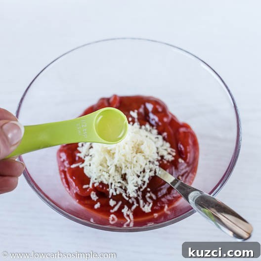 1-Minute Sugar-Free Zesty Cocktail Sauce Recipe 6 Adding 1/2 Teaspoon Lemon Juice | Low-Carb, So Simple