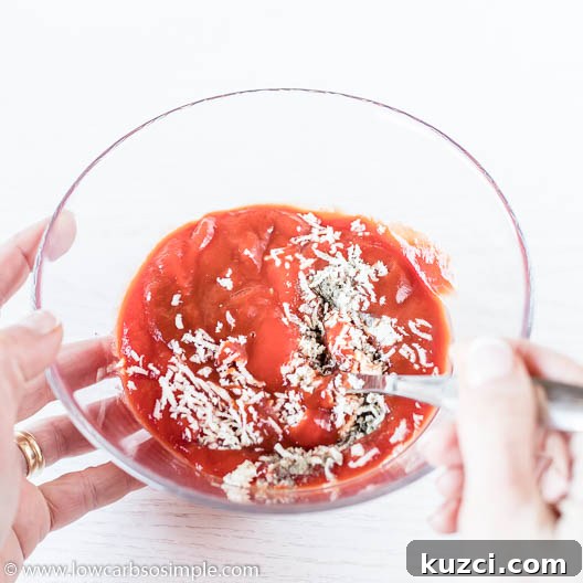 1-Minute Sugar-Free Zesty Cocktail Sauce Recipe 9 Mixing | Low-Carb, So Simple