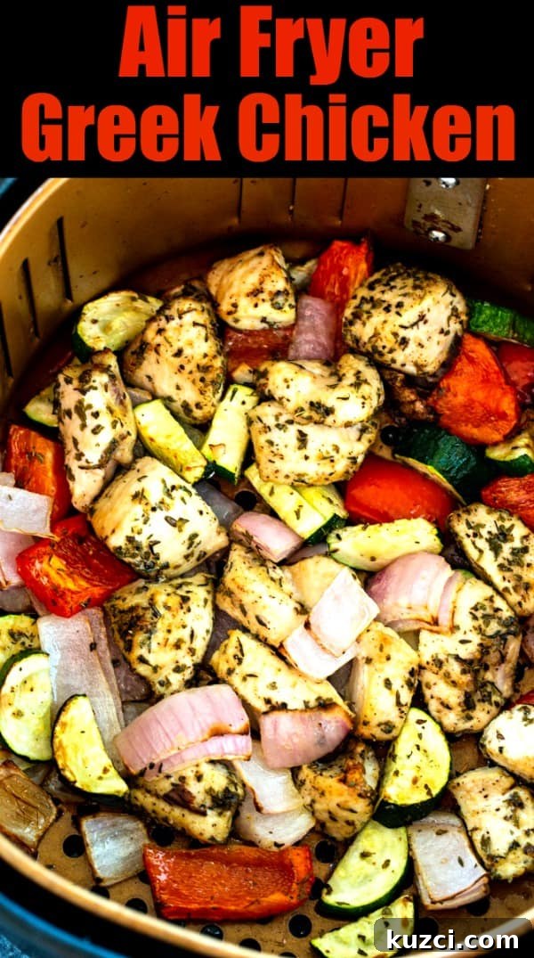 Air Fryer Greek Chicken