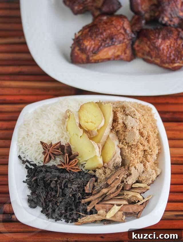 Tea Smoked Chicken Ingredients