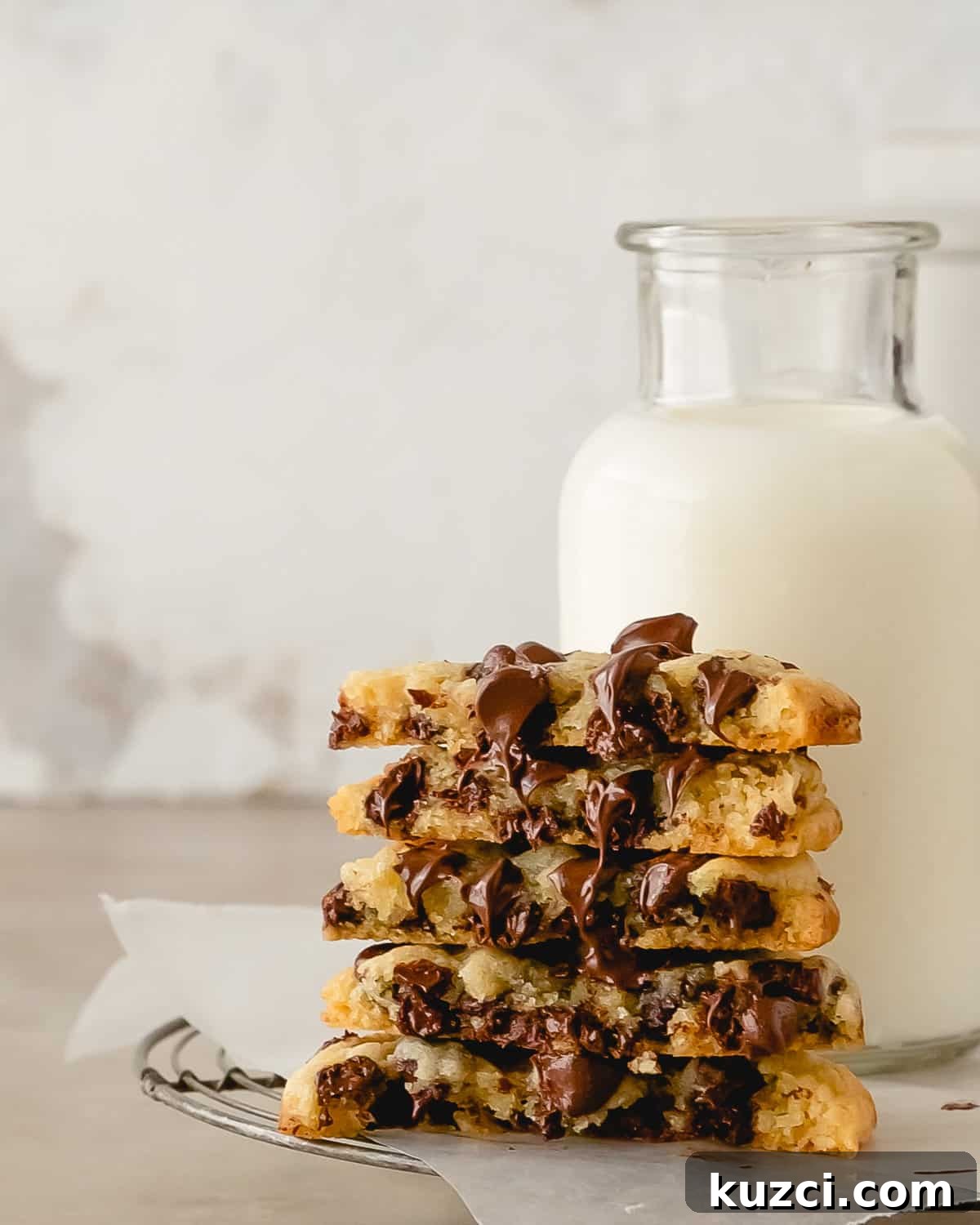 Chocolate Chip Cookies Without Brown Sugar 7 Chocolate Chip Cookies without Brown Sugar stacked.