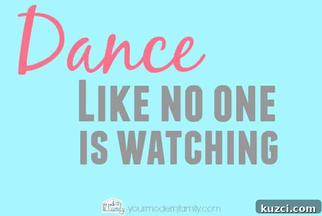 dance like no one is watching 