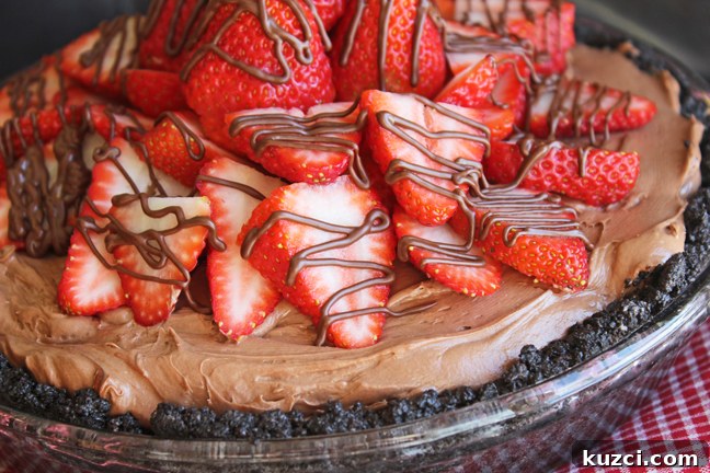 Strawberry Nutella Pie Recipe 12 Nutella Strawberry Pie from Jamie Cooks It Up!