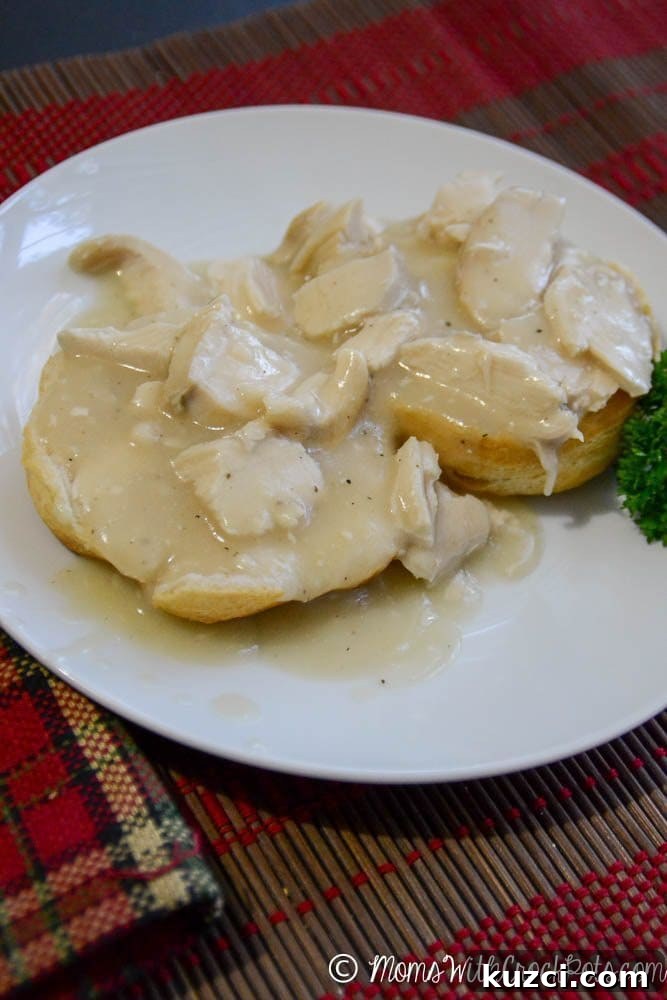 Crock Pot Chicken and Gravy Recipe 4 Simple, figure friendly, and delicious Crock Pot Chicken & Gravy Recipe. Amazing over some fresh biscuits or rice.