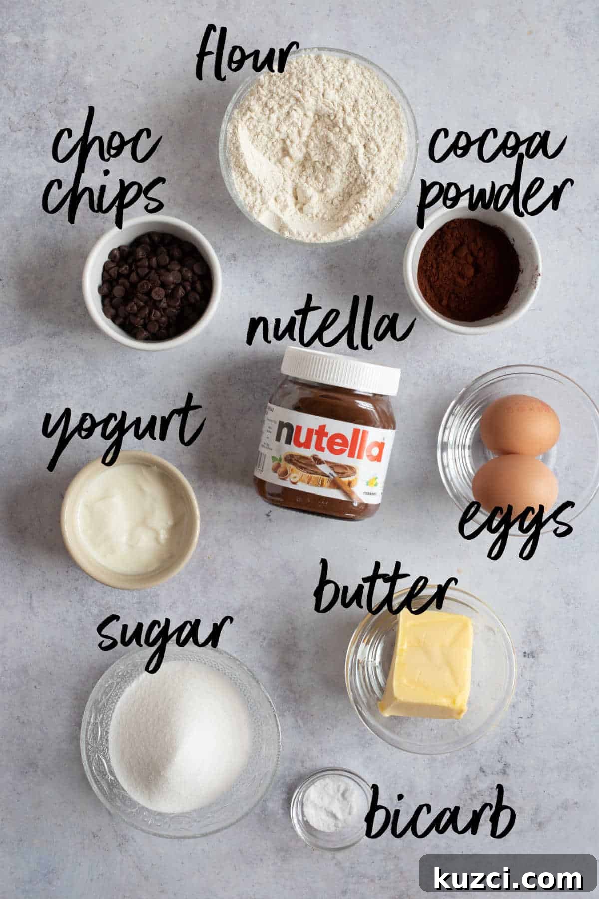 Nutella Chocolate Muffins Recipe 3 Ingredients for Nutella muffins.