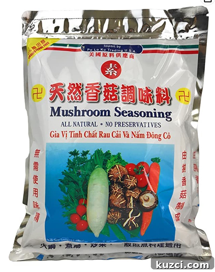 All natural mushroom seasoning.